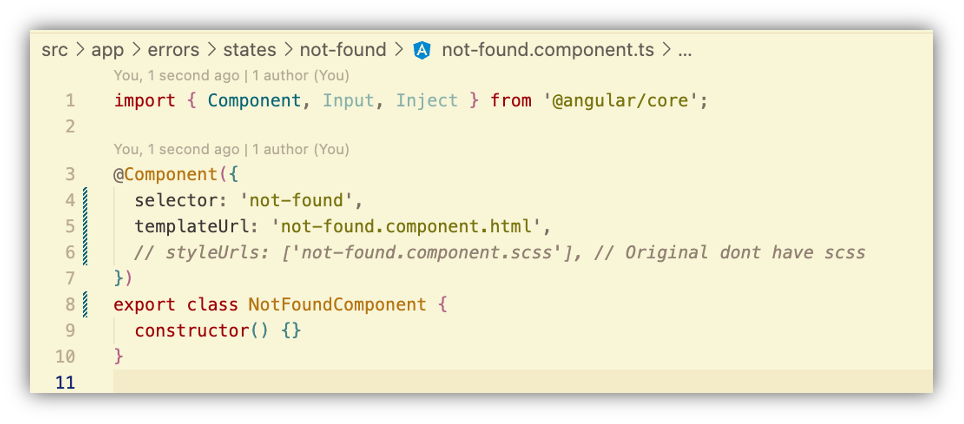 Start of the TypeScript